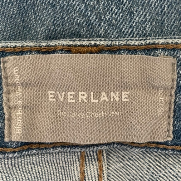 Everlane The Curvy Cheeky Jean Size 35 Crop - Picture 6 of 13